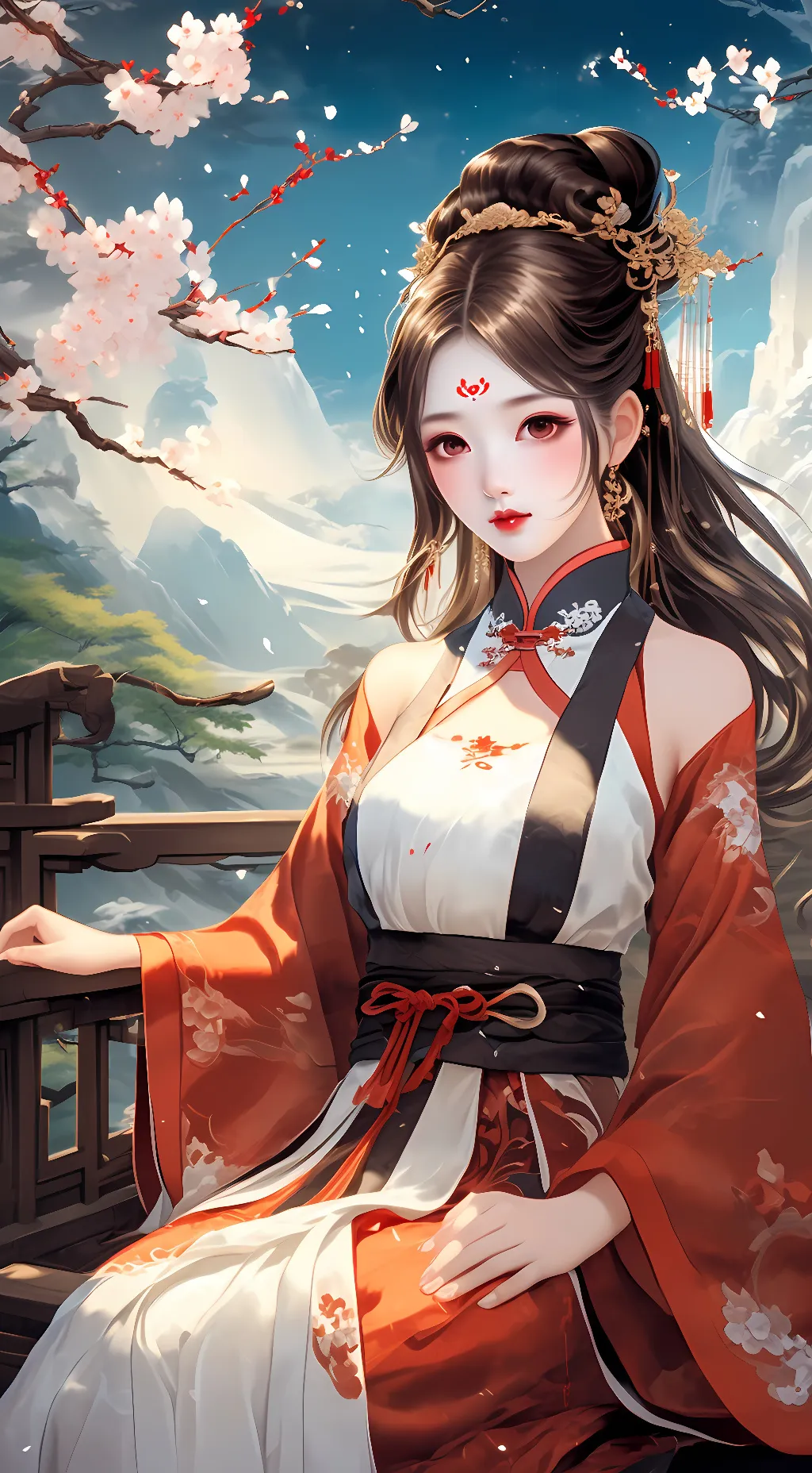 ai character: 火灵儿 background