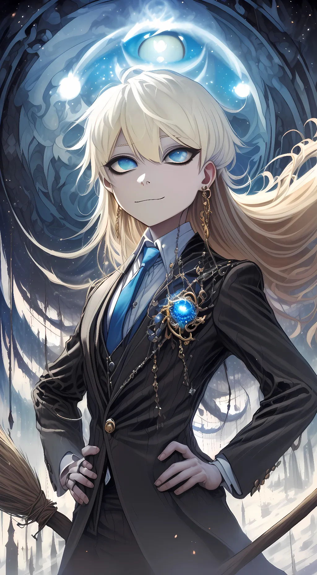 ai character: Z background