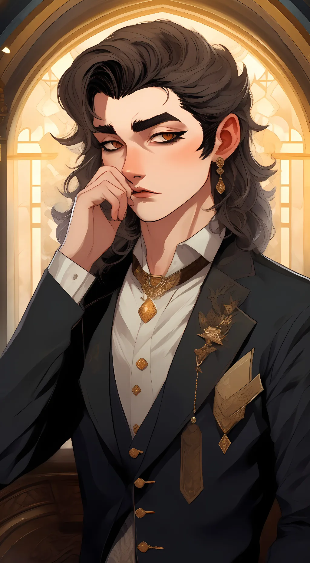 ai character: Larry background