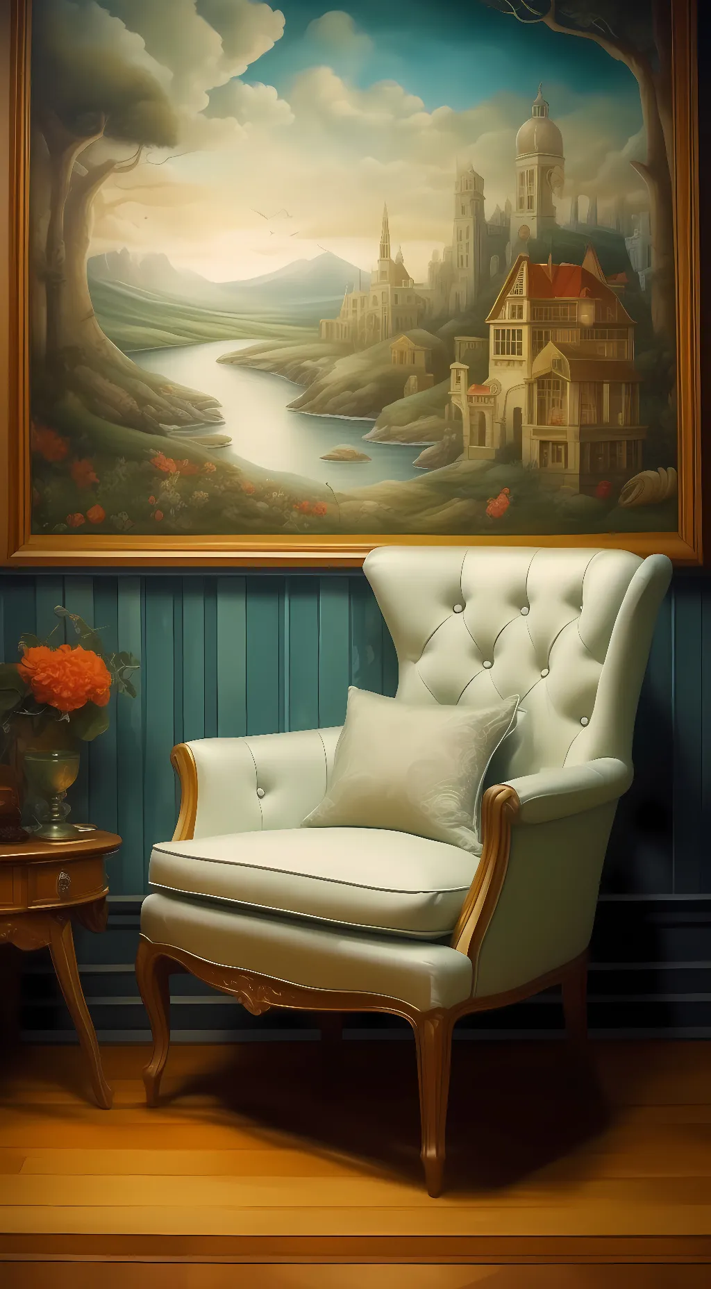 ai character: Chair background