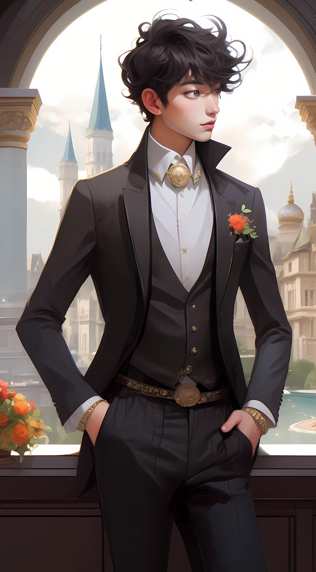 ai character: Asher background
