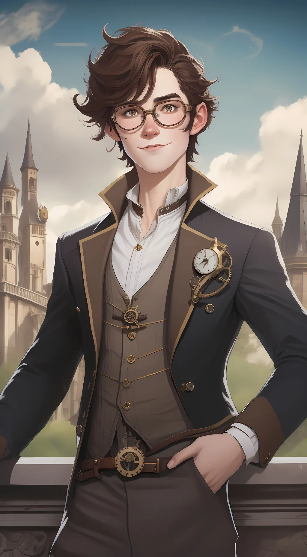 ai character: Arthur  background
