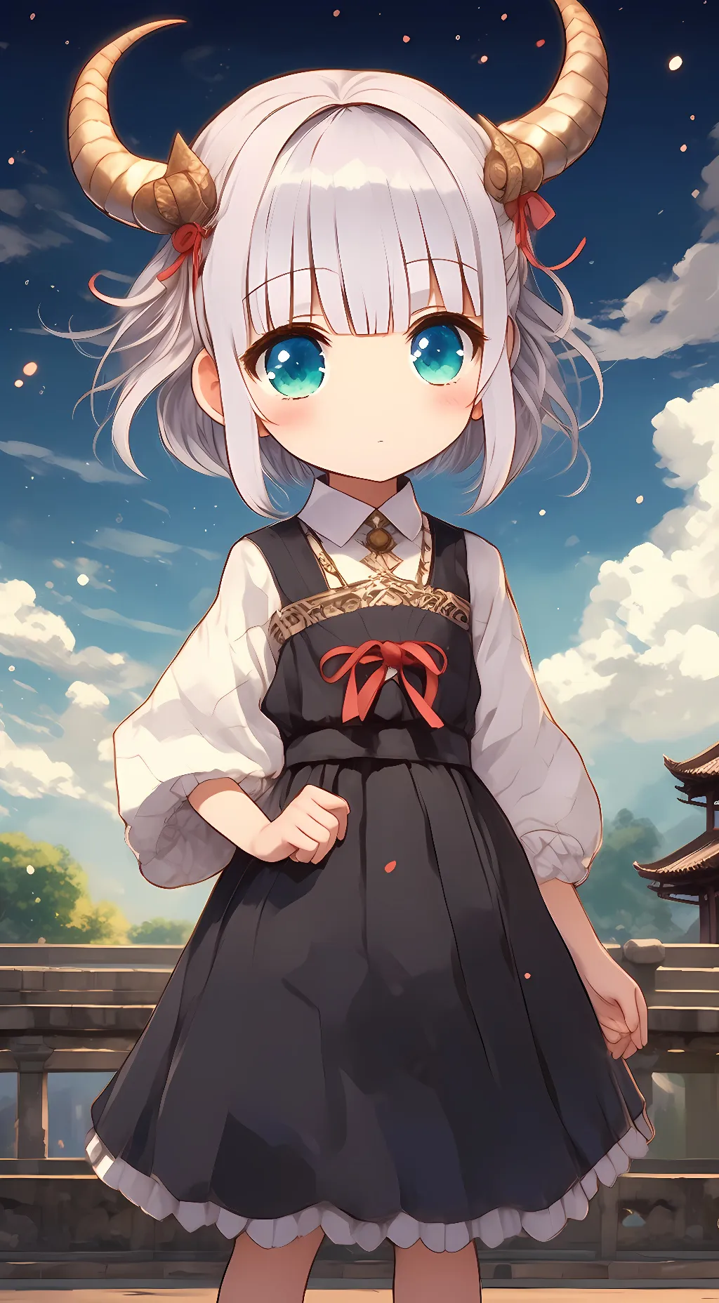 ai character: kanna kamui  background