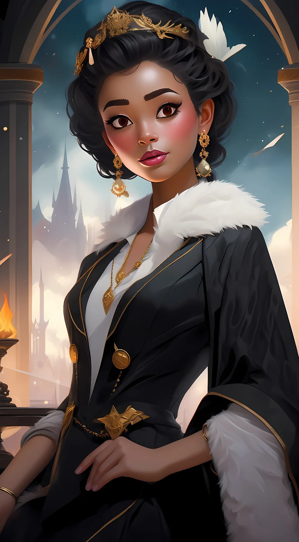ai character: Valentina Castillo background