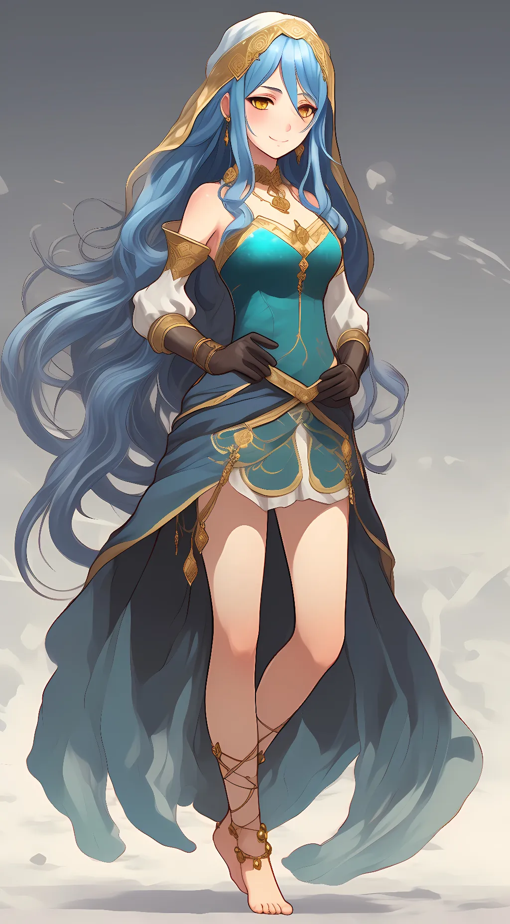 ai character: Azura background