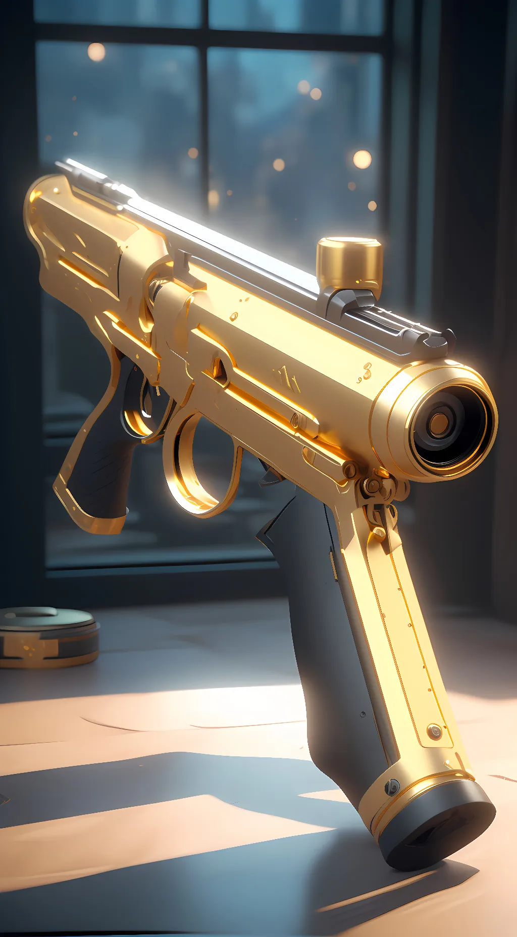 ai character: jules drum gun background