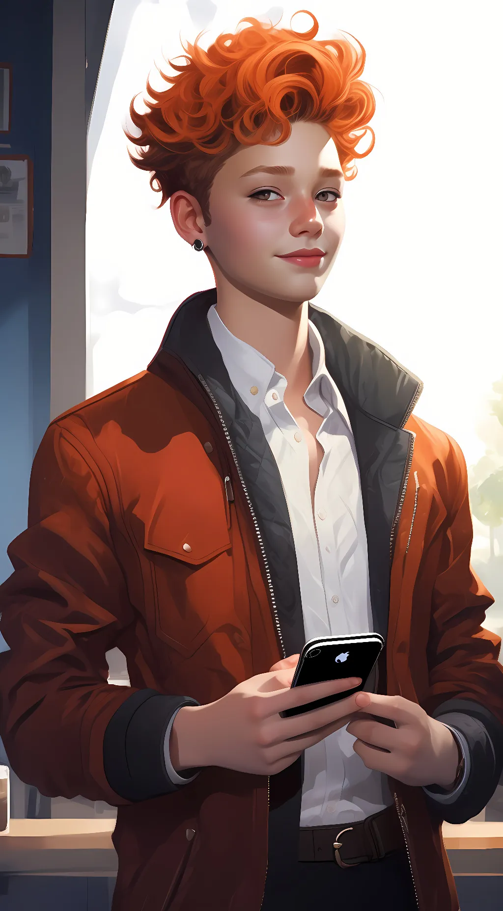 ai character: Brendon  background