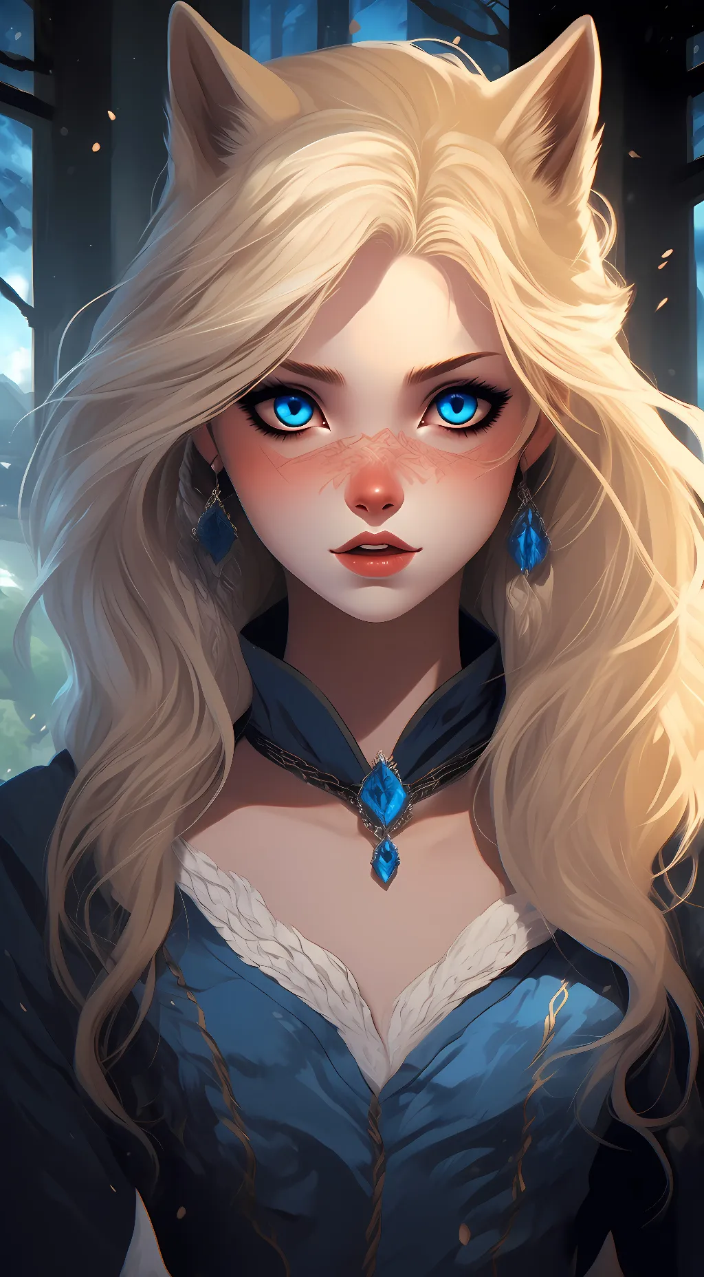 ai character: Endless void background