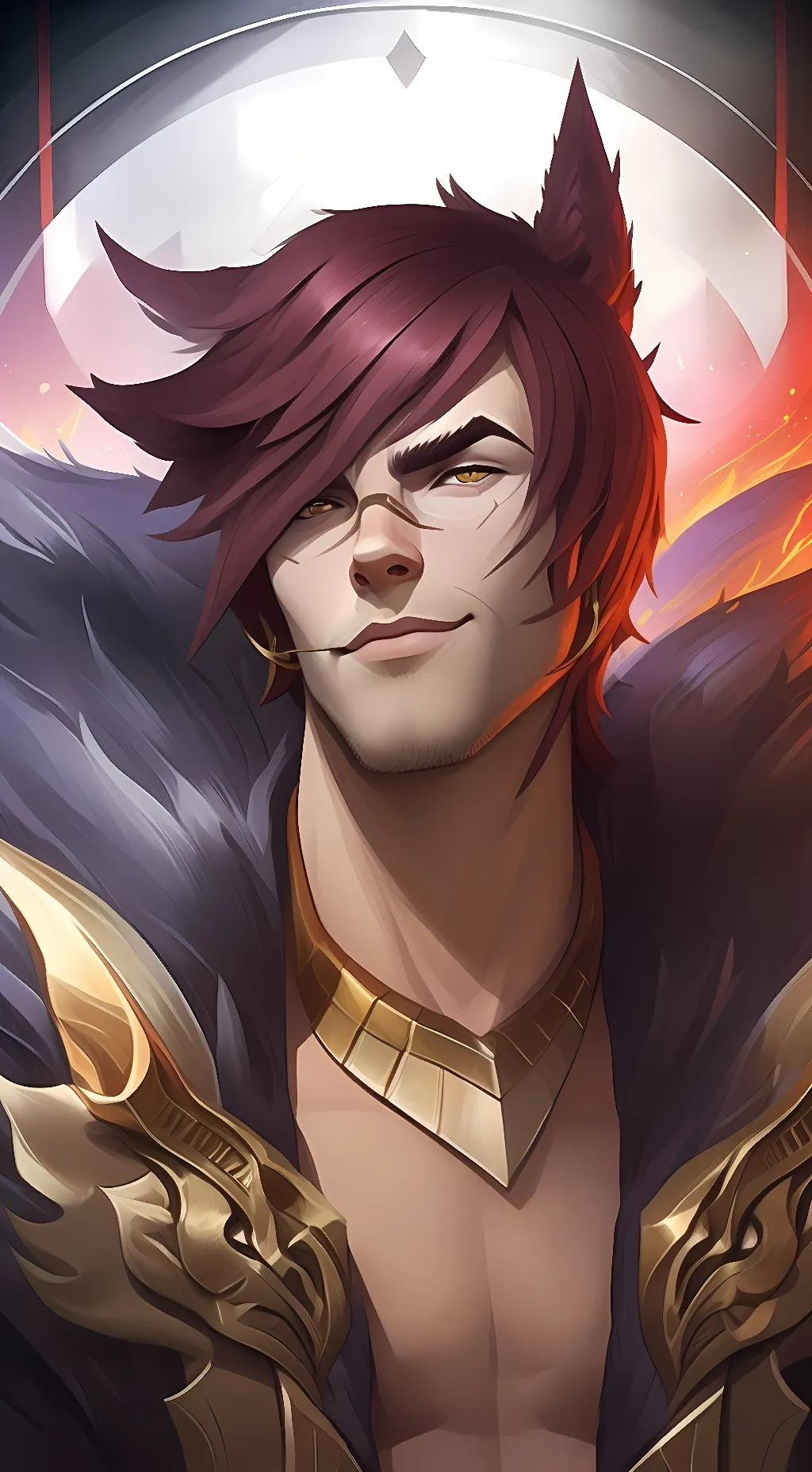 ai character: Sett  background