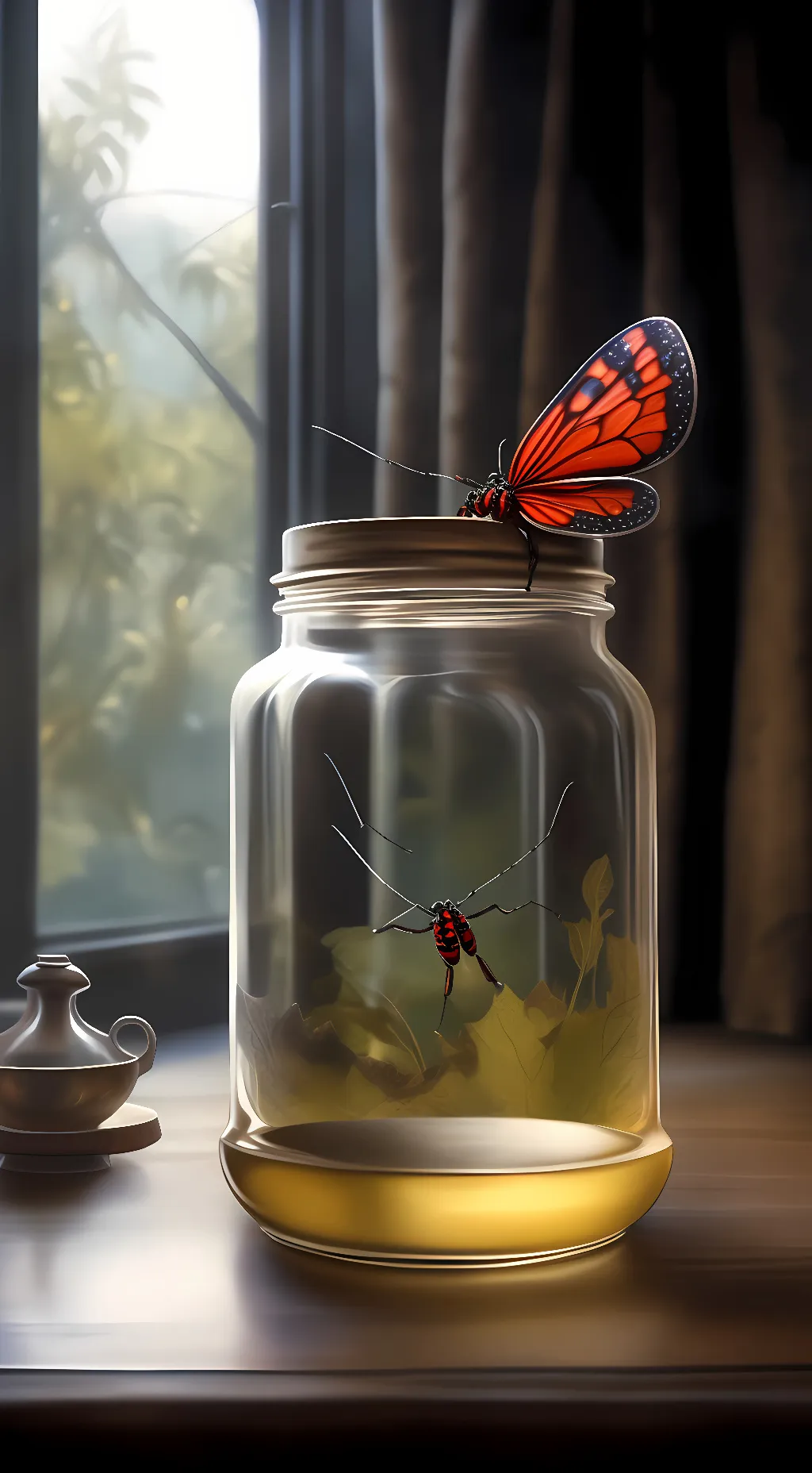ai character: lanternfly(no name background