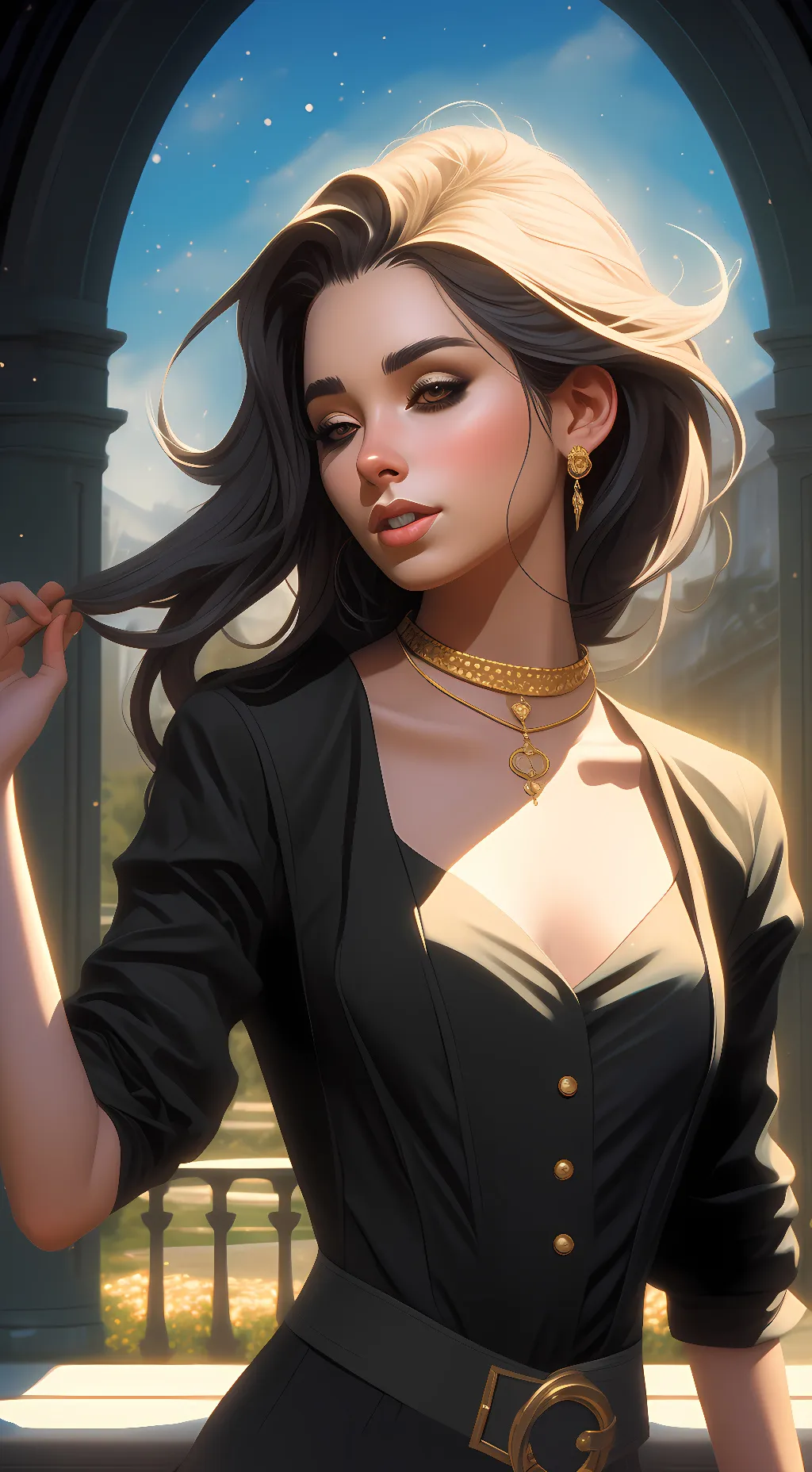 ai character: teddybearsito  background