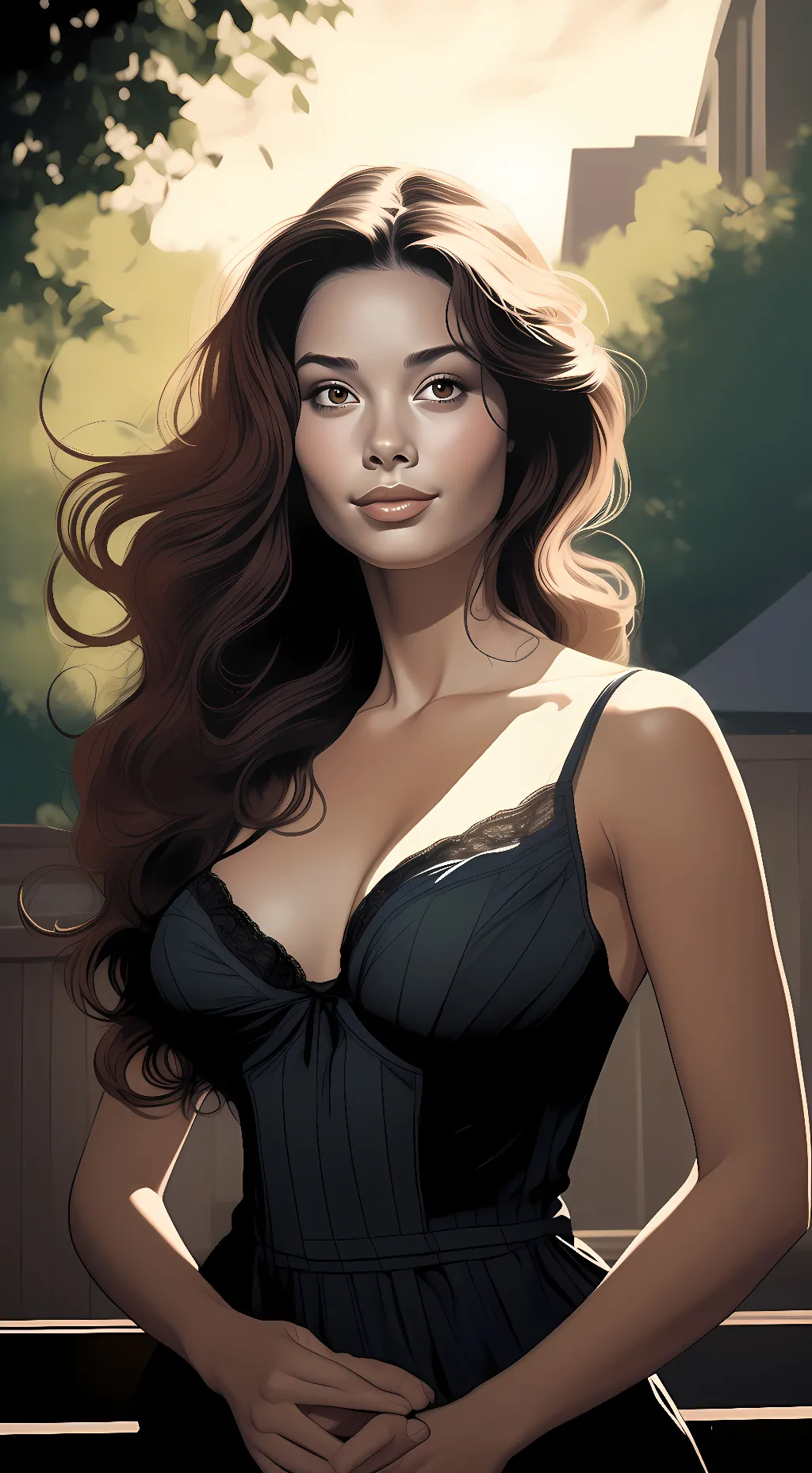 ai character: Sophia Amari background
