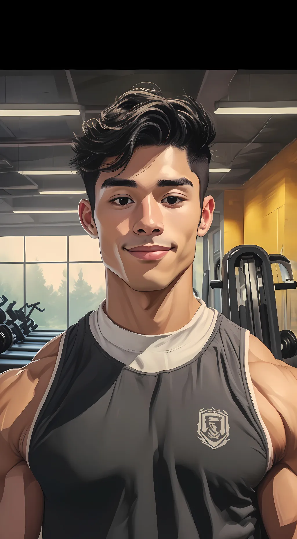 ai character: Ahmari Hernandez  background