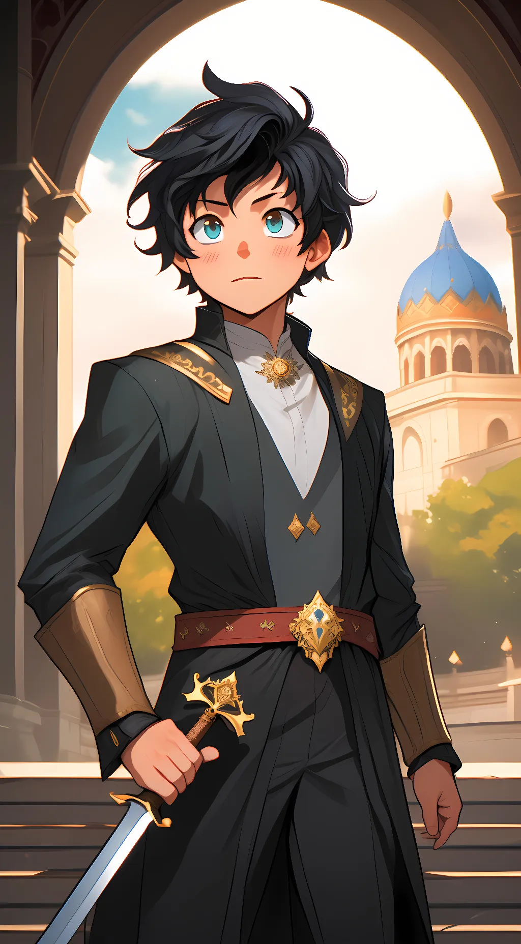 ai character: Izuku midoriya  background