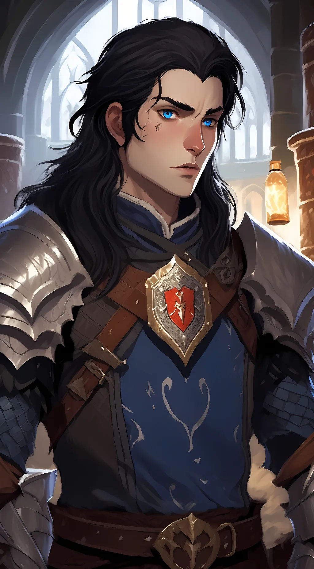 ai character: Martin Shan  background
