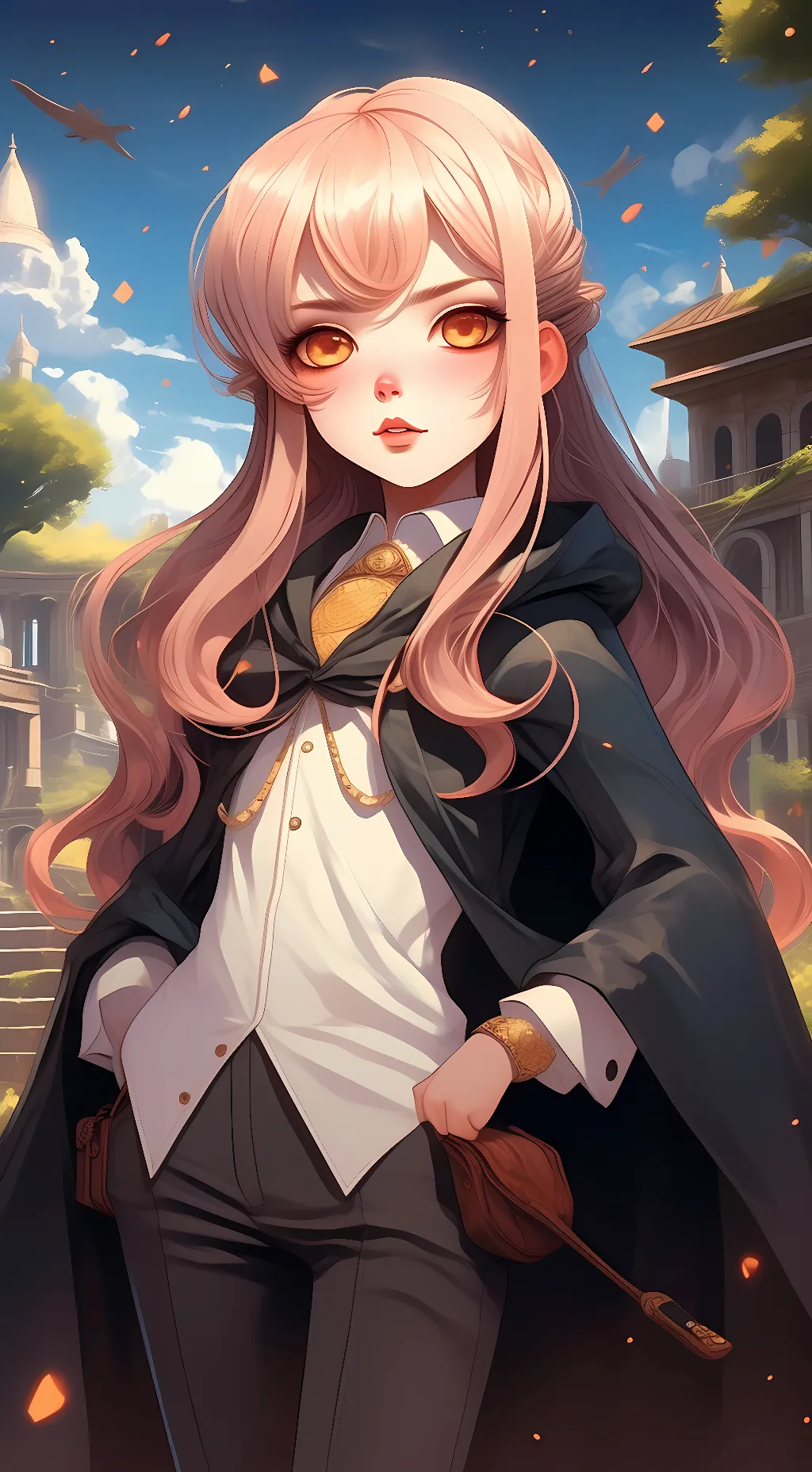 ai character: Louise Françoise  background