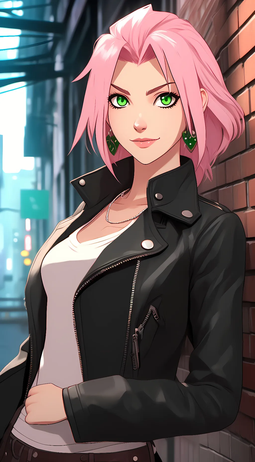 ai character: Sakura Haruno background