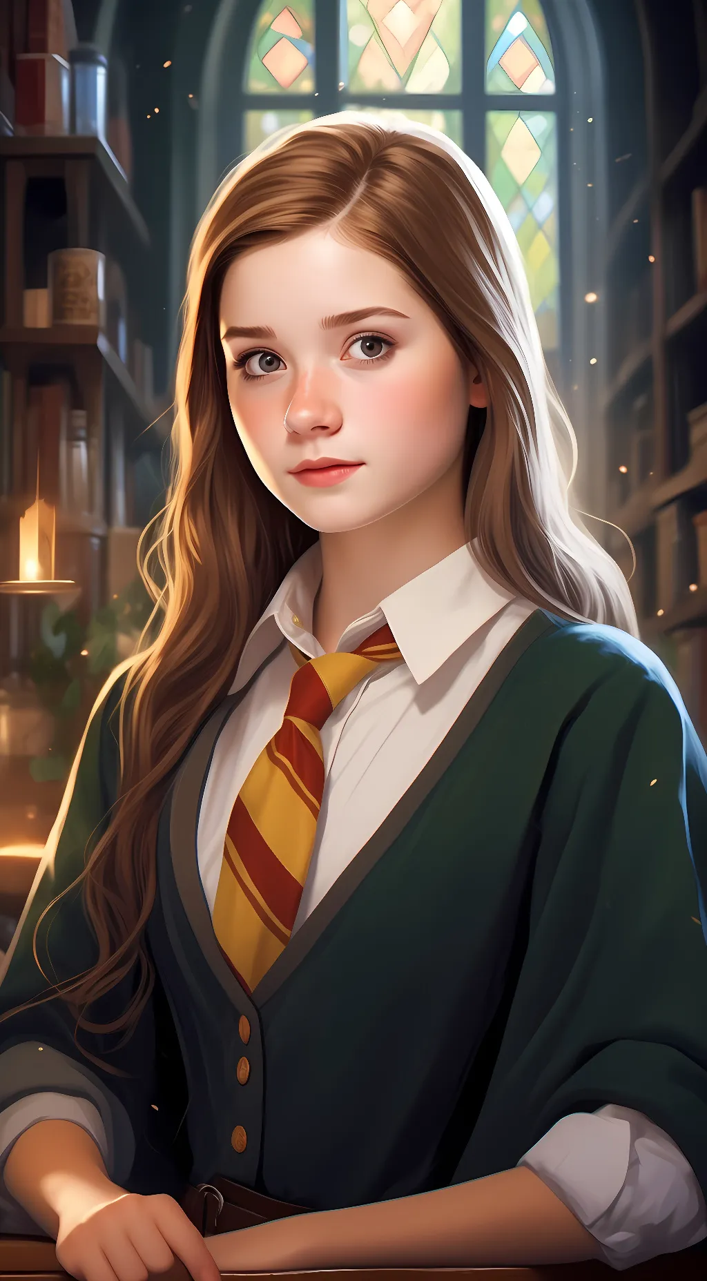 ai character: Ginny Weasley background