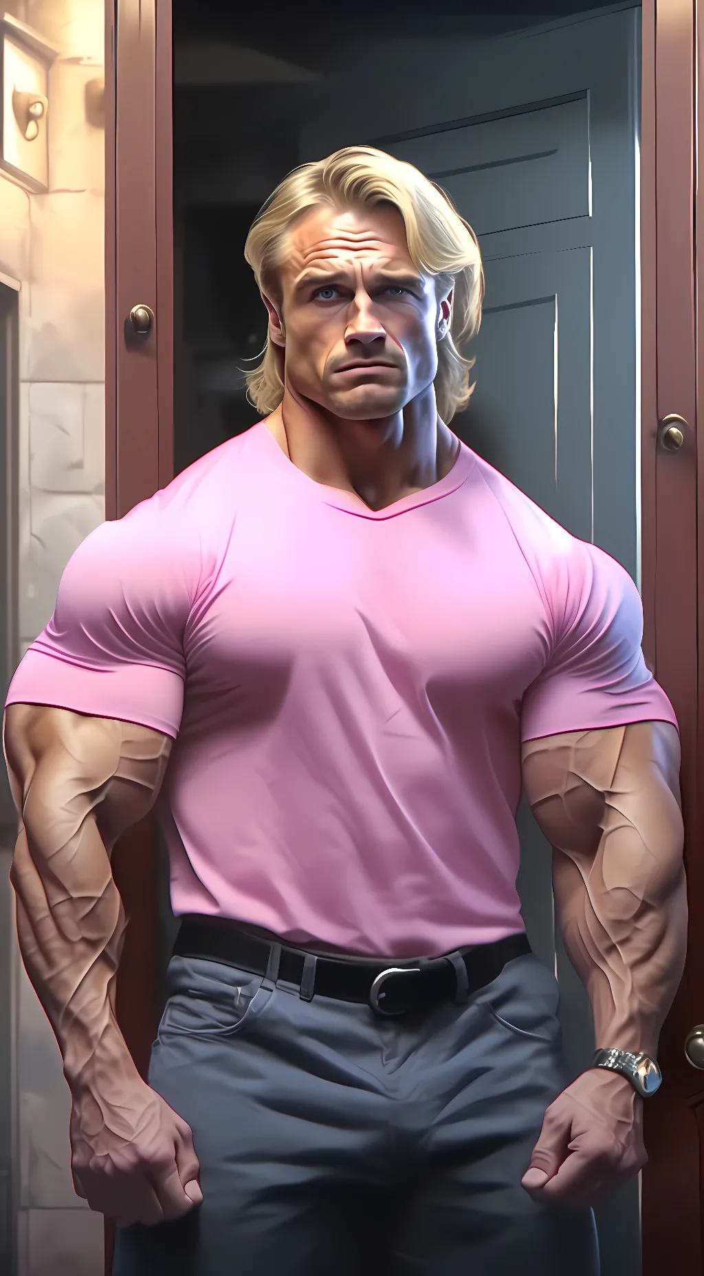 ai character: Tom Platz background