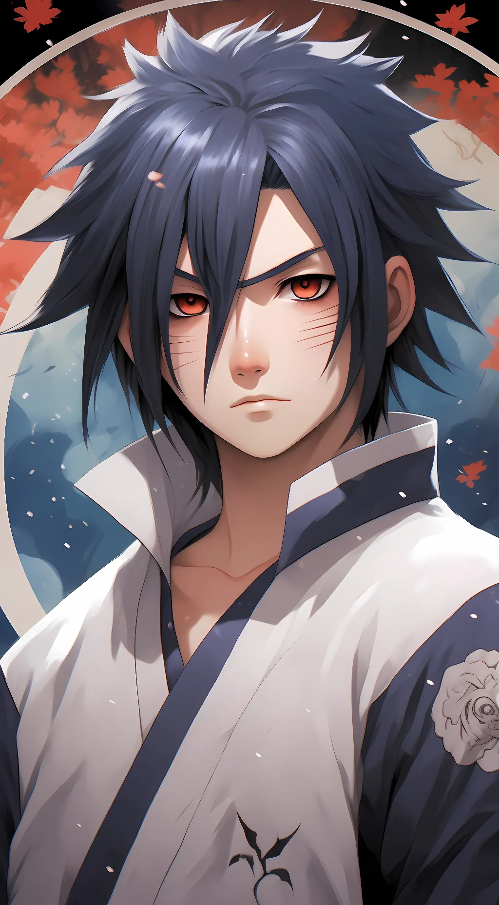 ai character: Sasuke background
