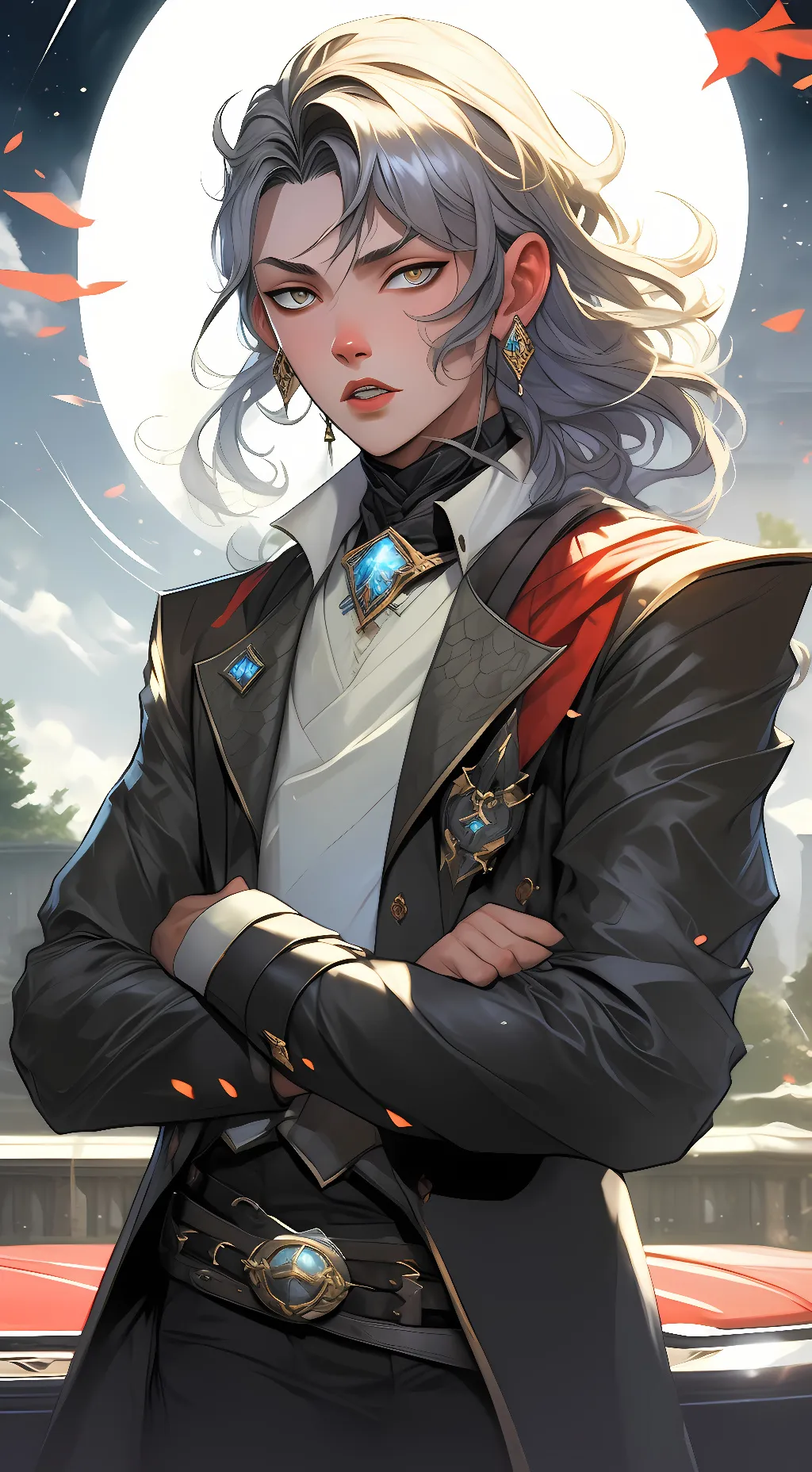 ai character: Amon background
