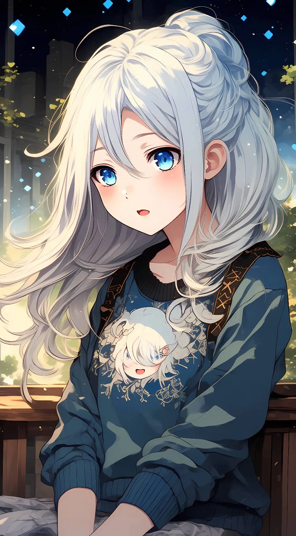 ai character: magic traveler Aki background