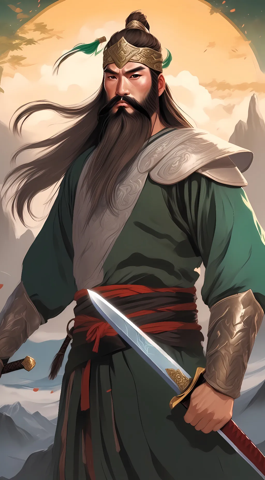 ai character: Guan Yu  background