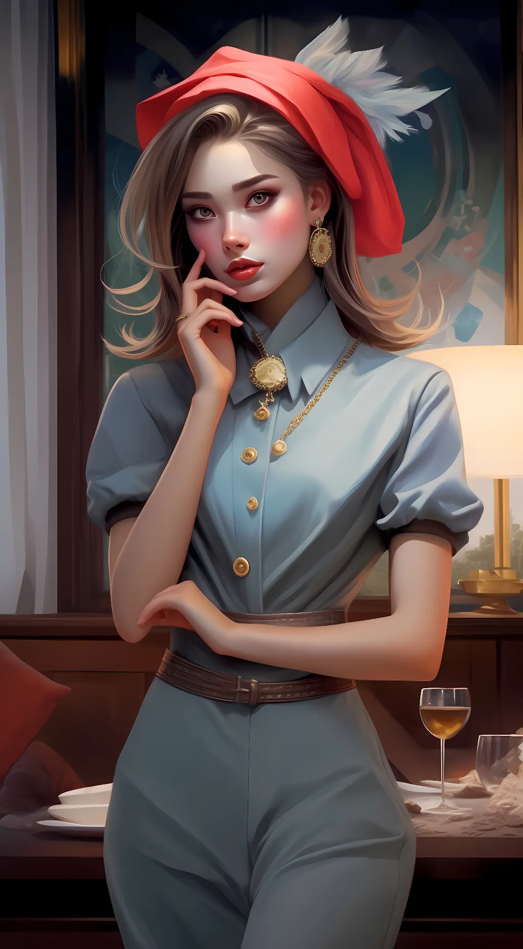 ai character: Adriana background