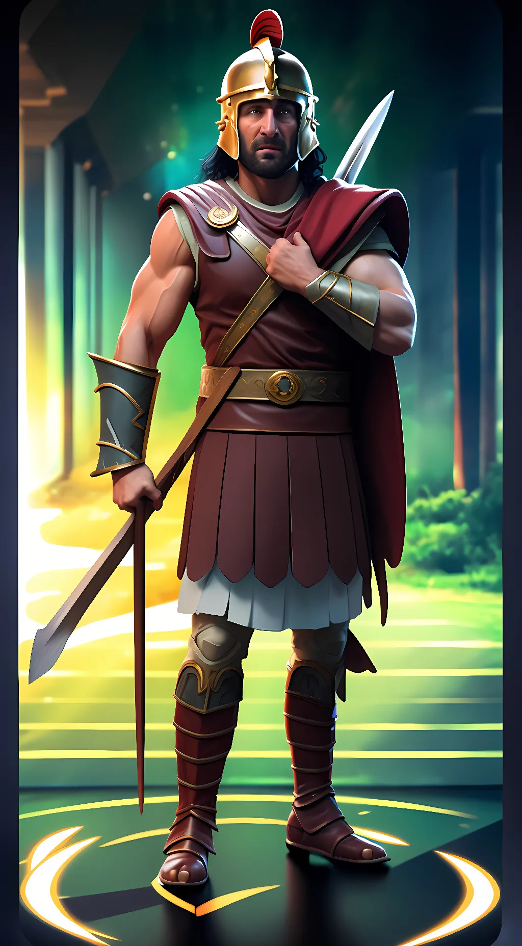 ai character: Roman Empire rp background