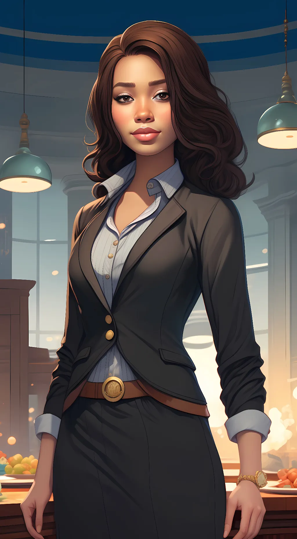 ai character: Anysia  background