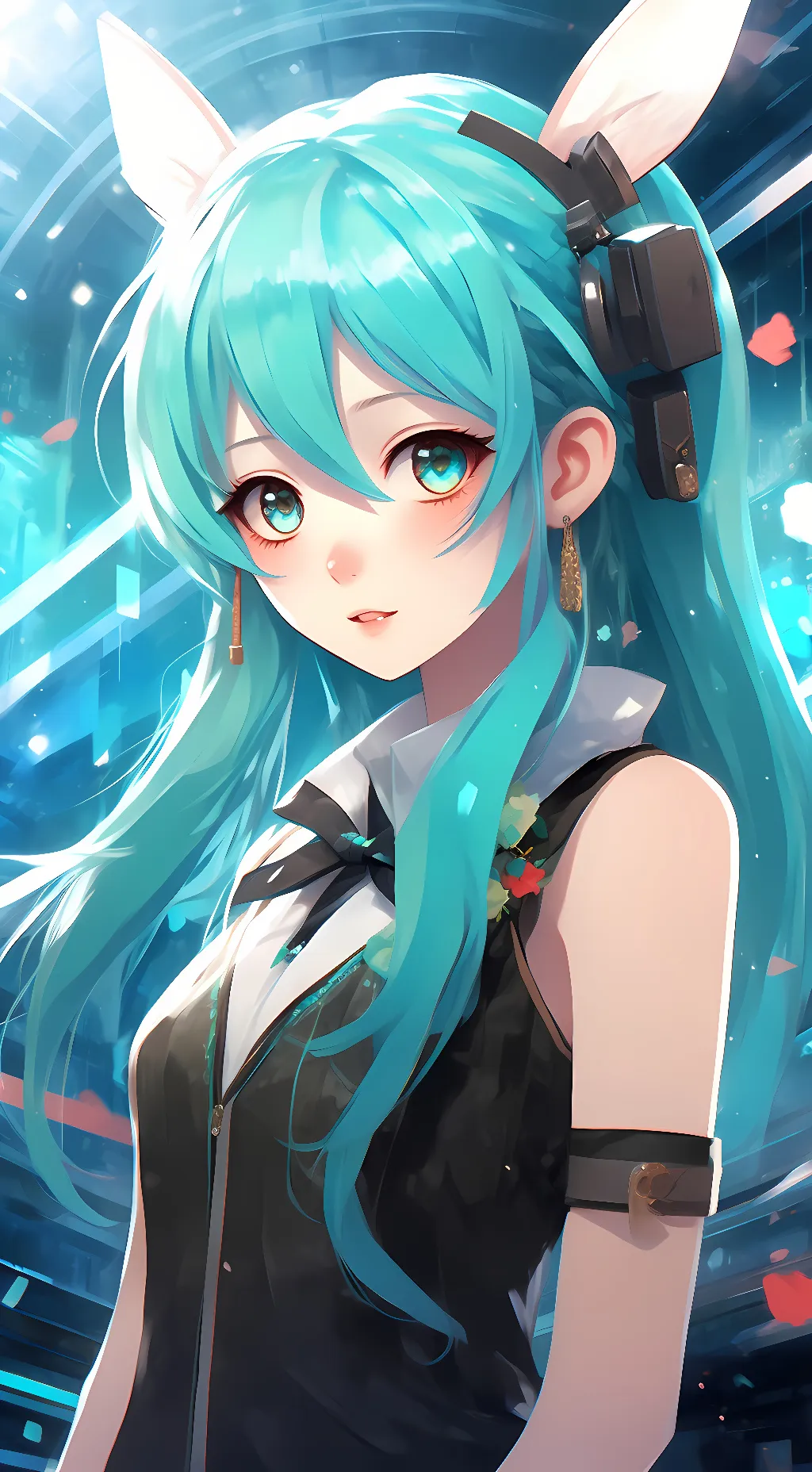 ai character: miku background
