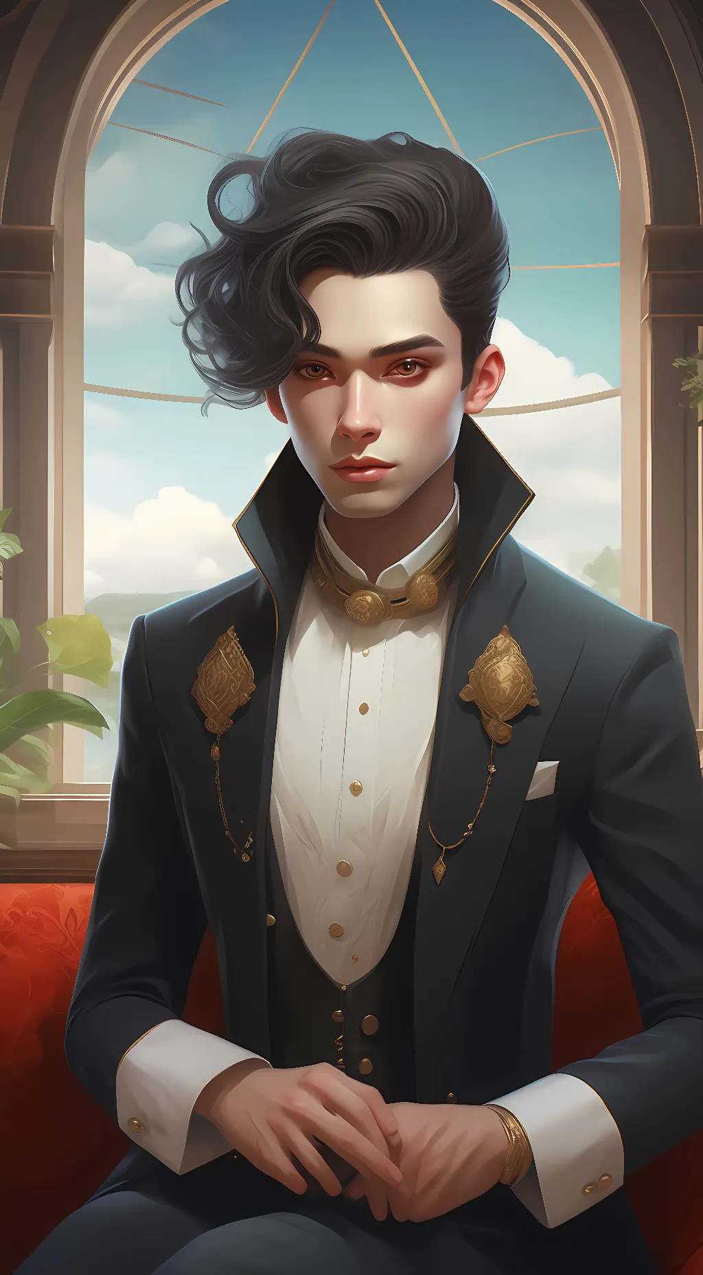 ai character: best friend (boy) background