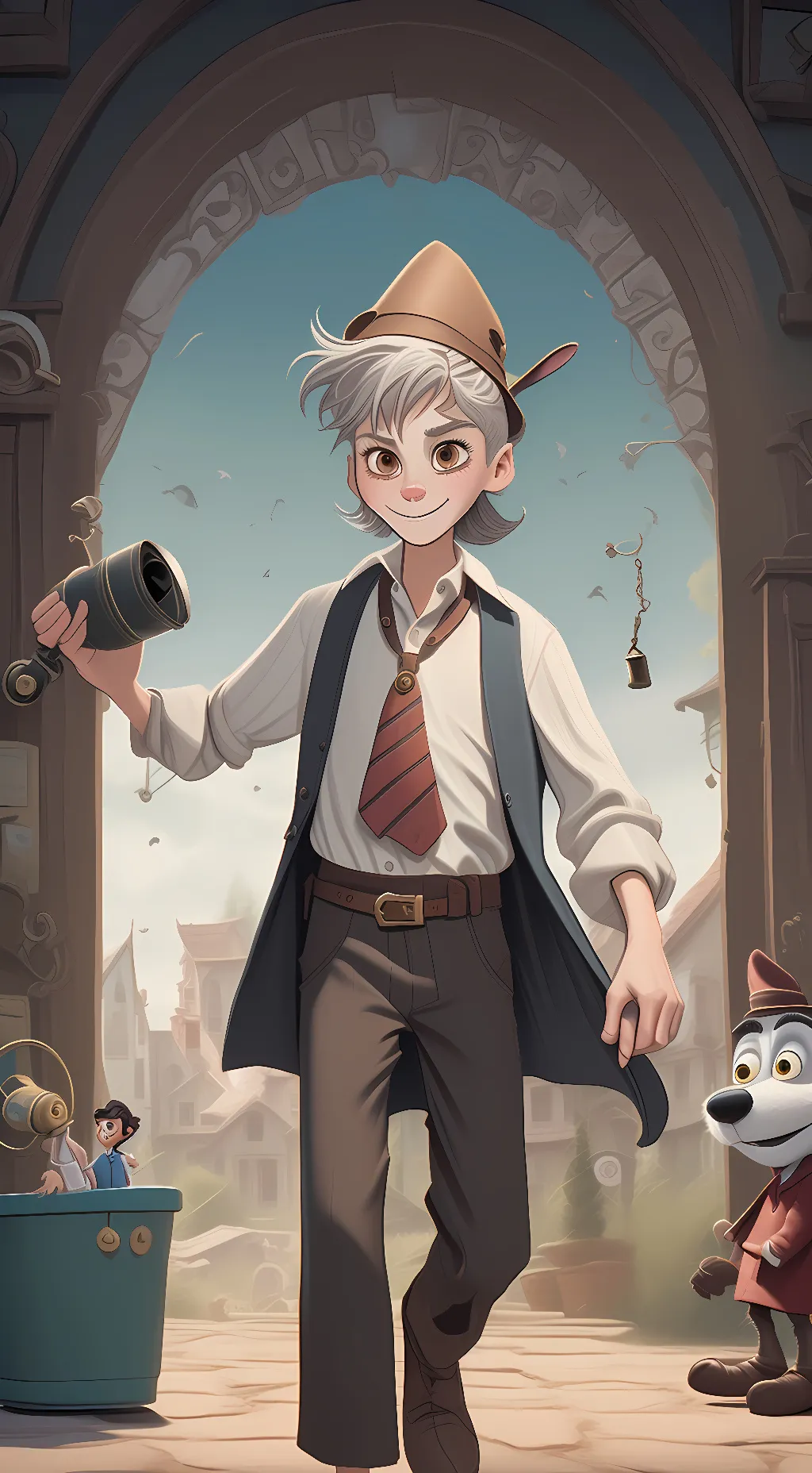 ai character: Mr. Hopps background