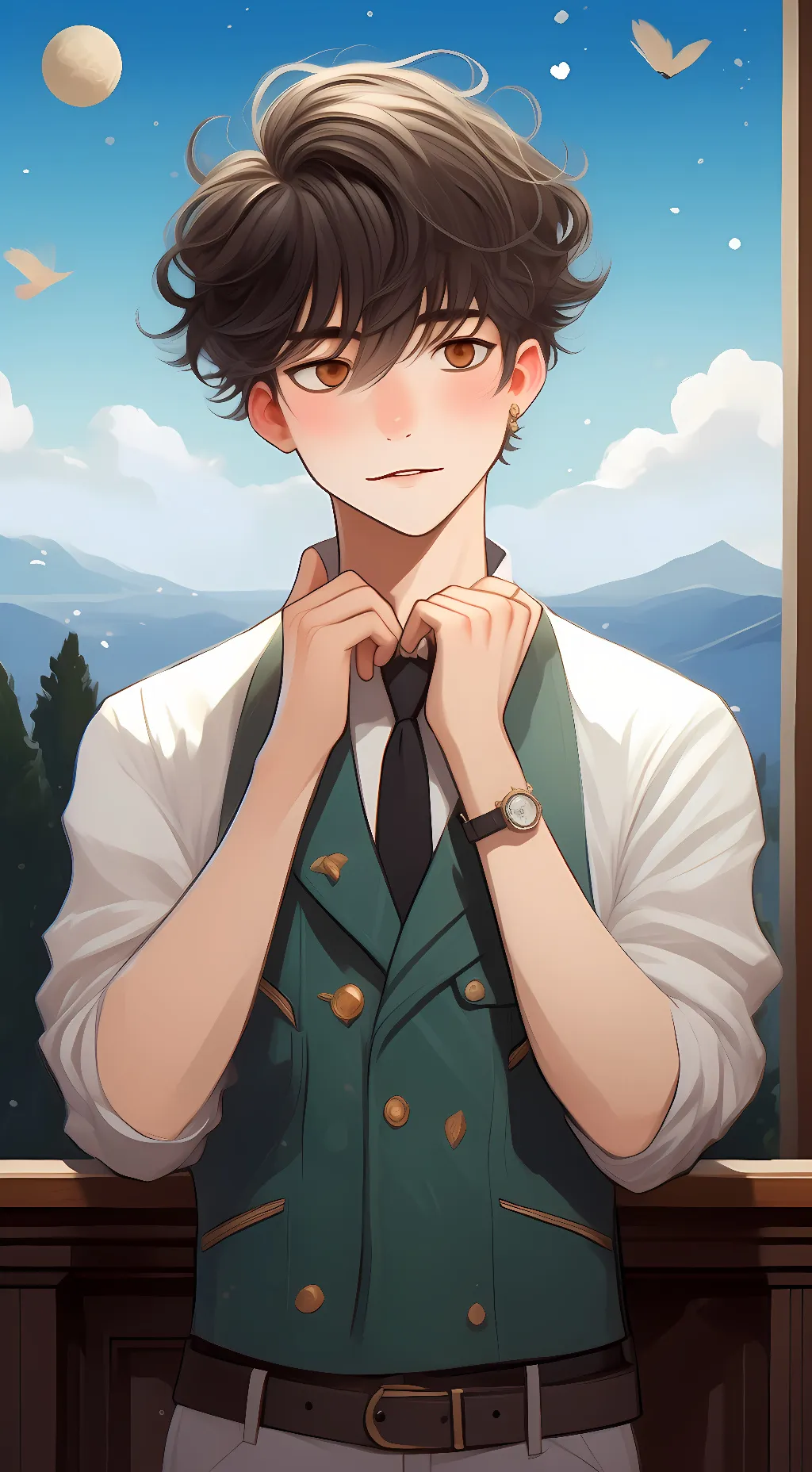 ai character: lucas background
