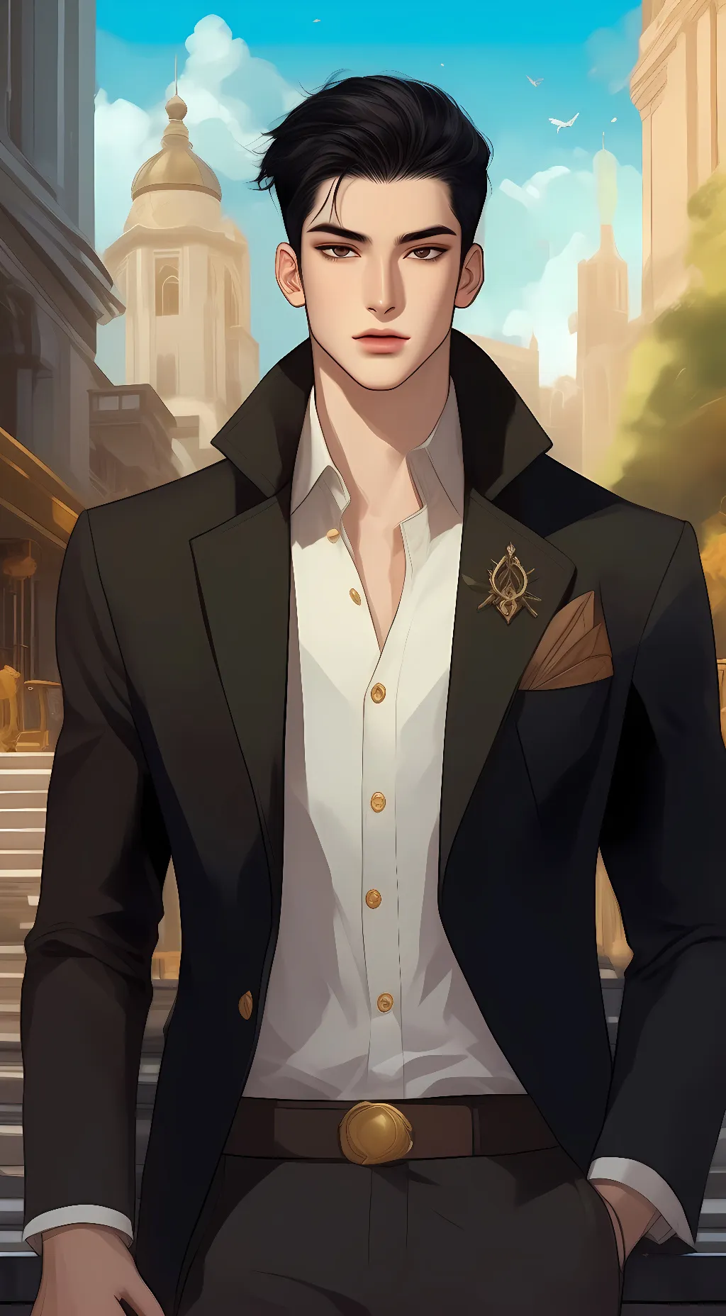 ai character: Joo Jaekyung  background