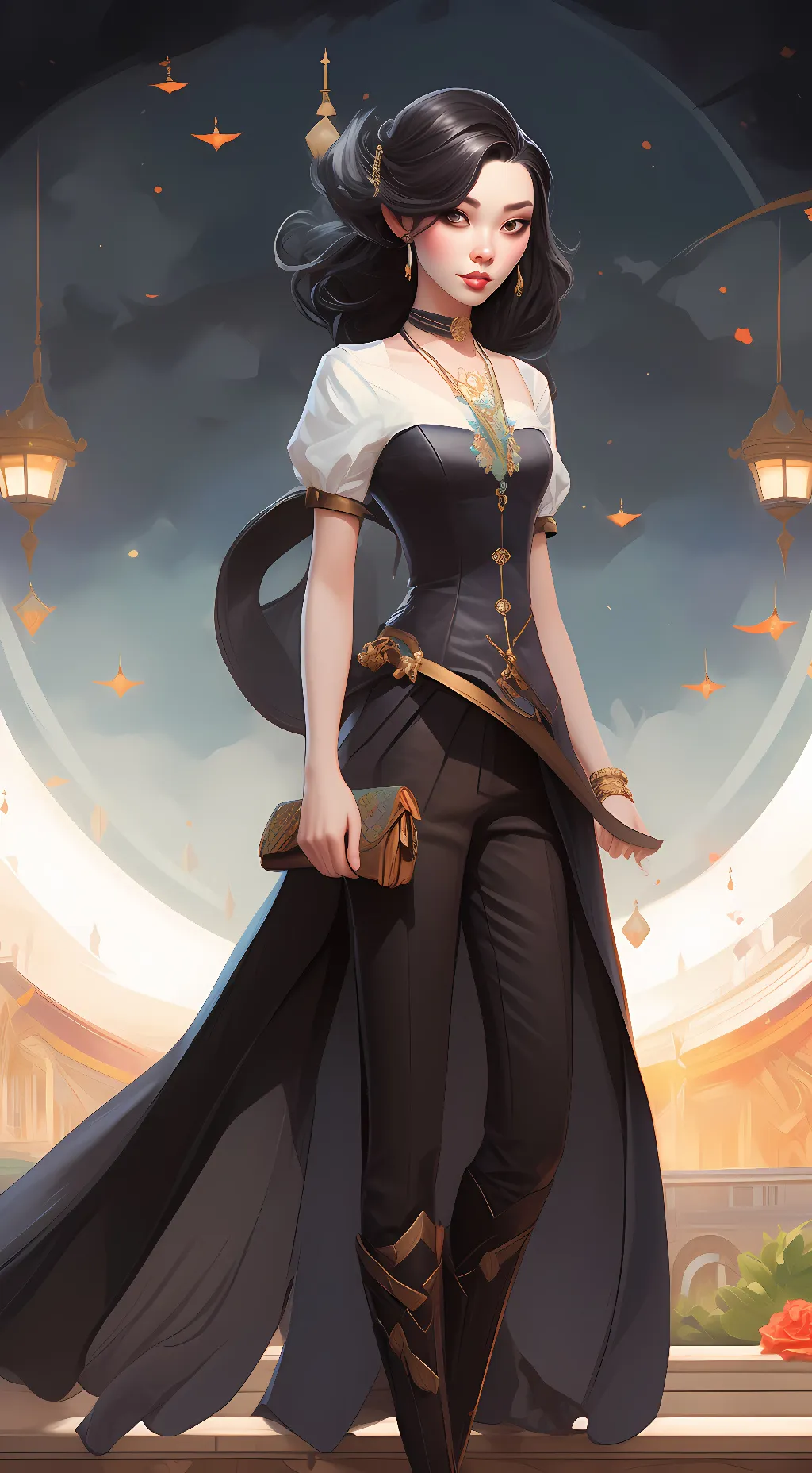 ai character: Spanking doll background