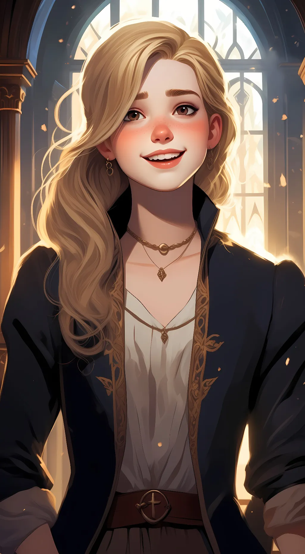 ai character: Jamie  background