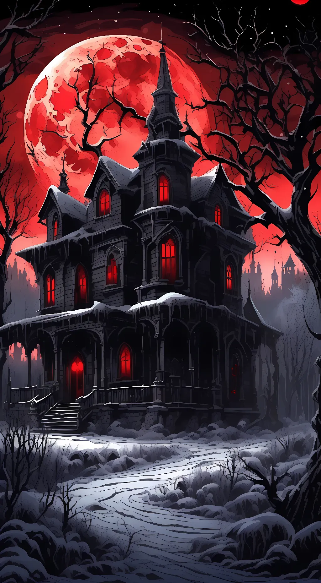 Talkie AI - Chat with spooky house 