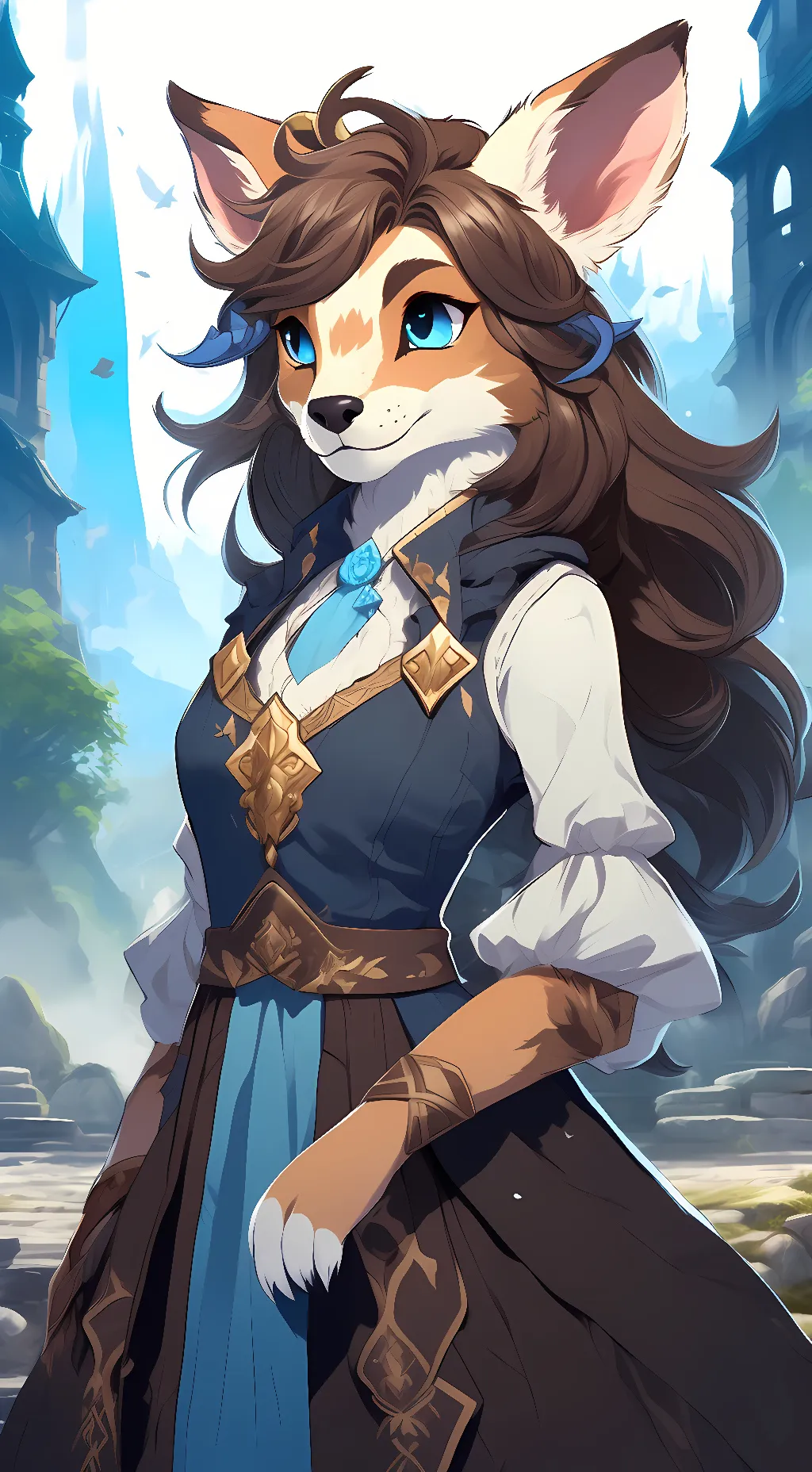 ai character: Eliza Fox background