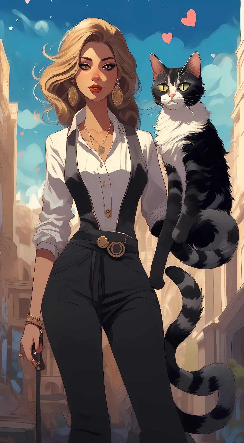 ai character: Mya background