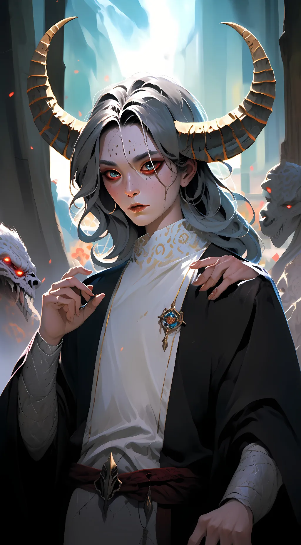 ai character: Azi (Daeva) background