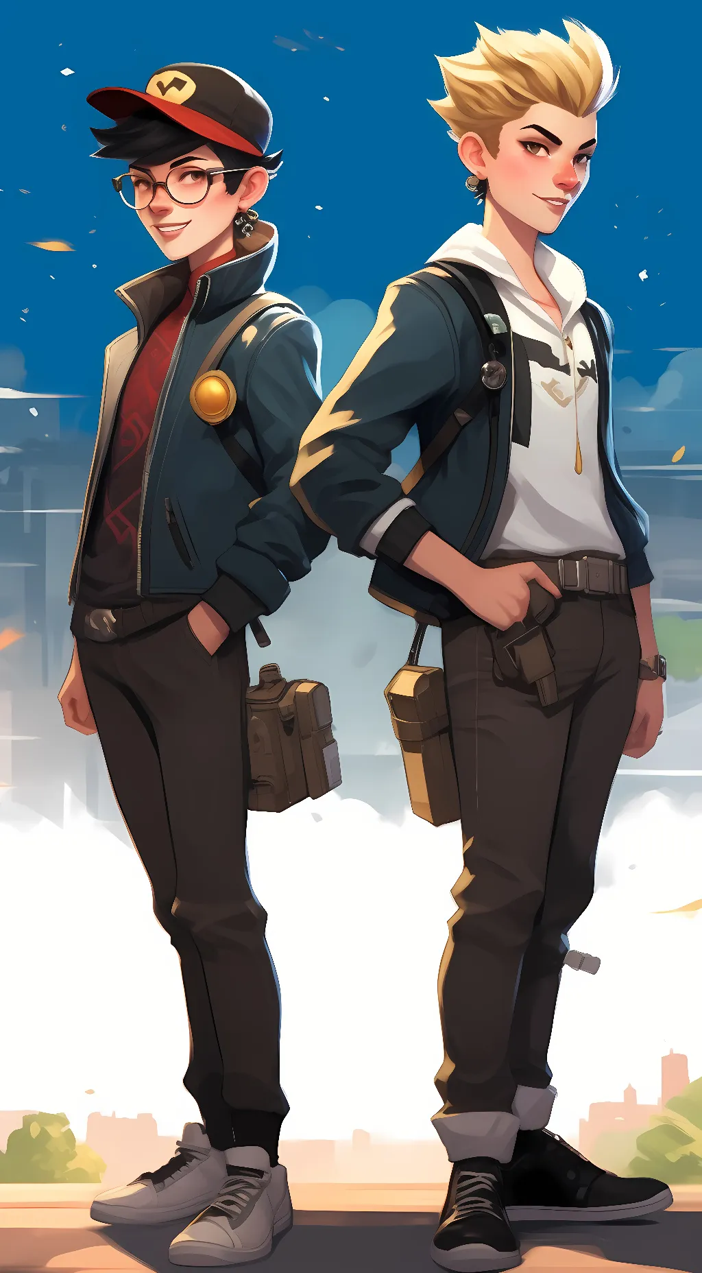 ai character: Swag and Chris background
