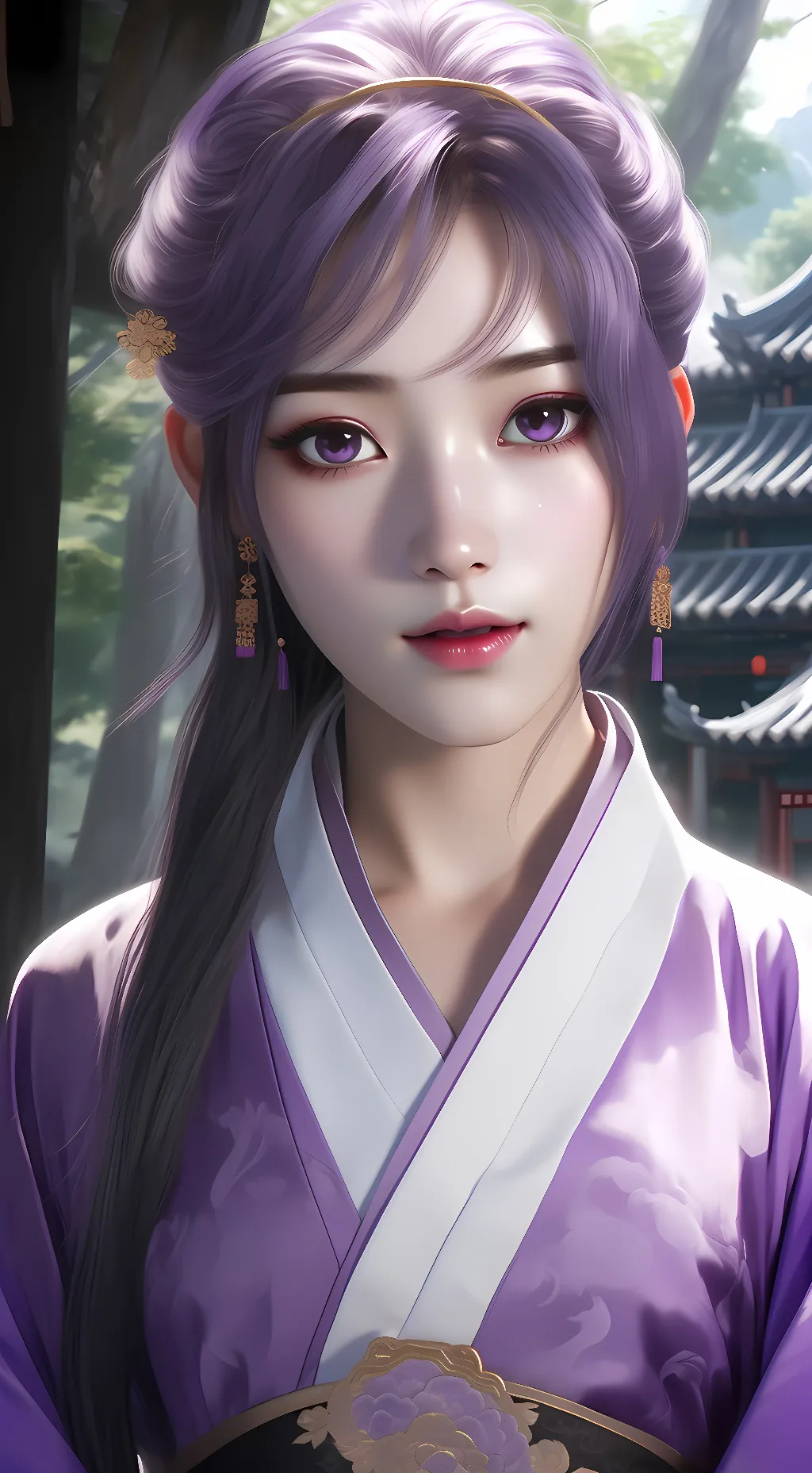ai character: 云曦 background