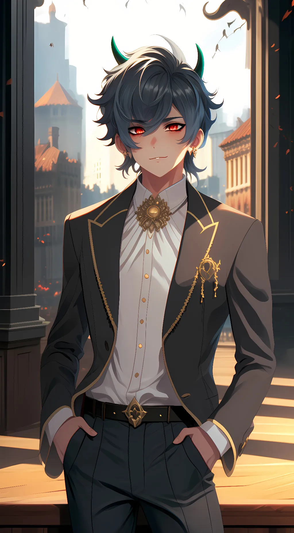 ai character: Haruki Takayama background