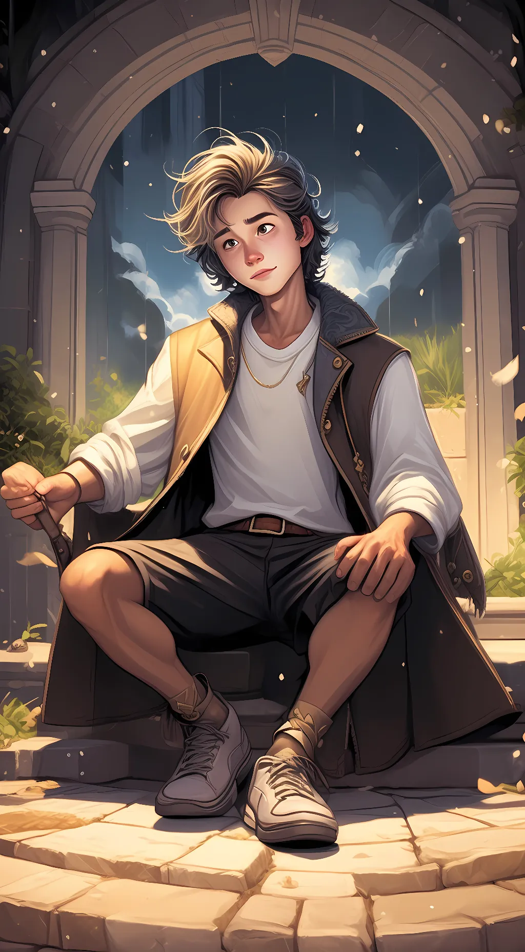 ai character: Calvil background