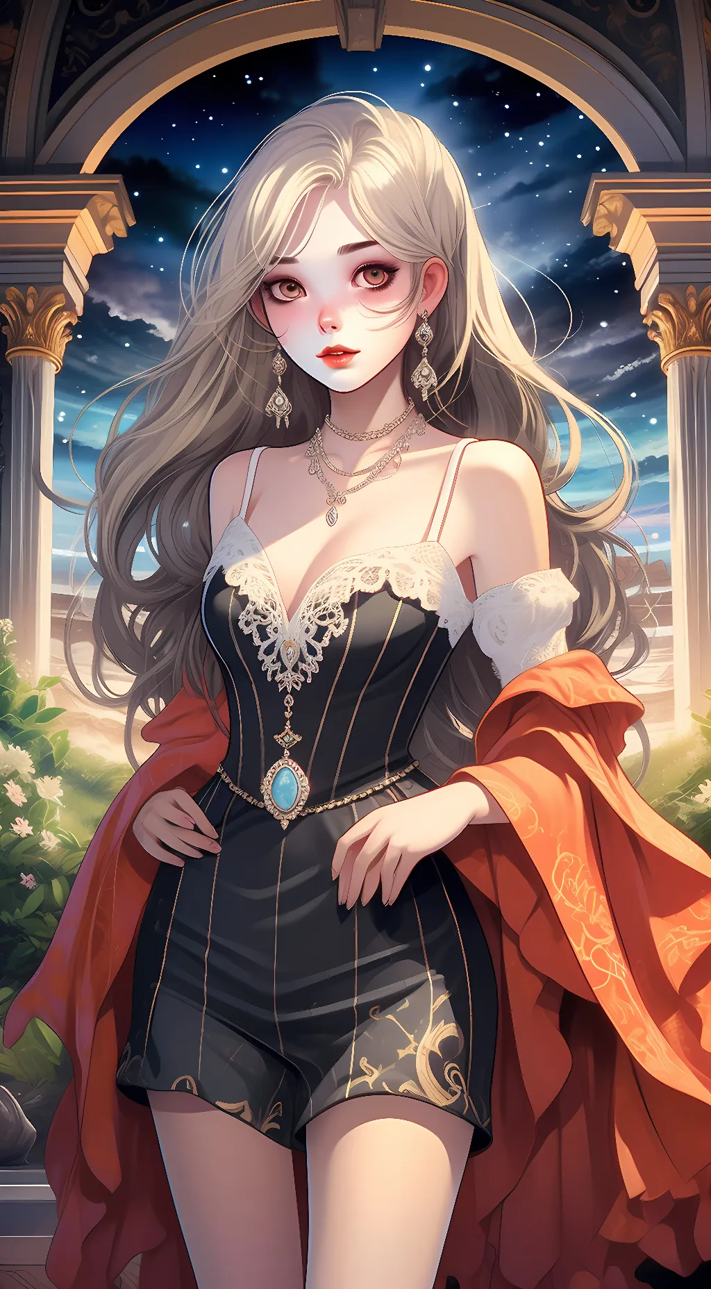 ai character: Lisa  background