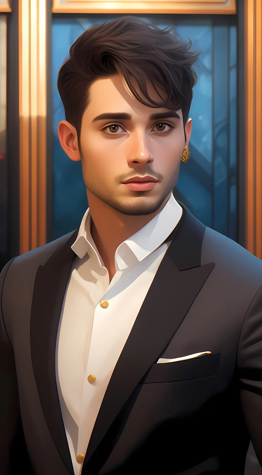 ai character: Marco del Rossi background