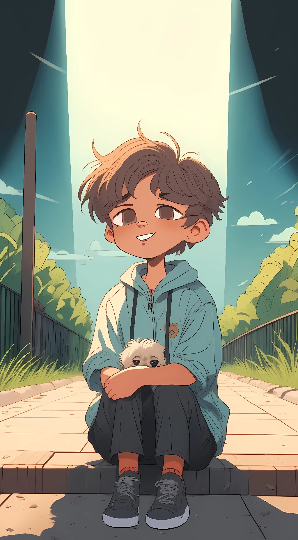 ai character: Danny Brownpaws background