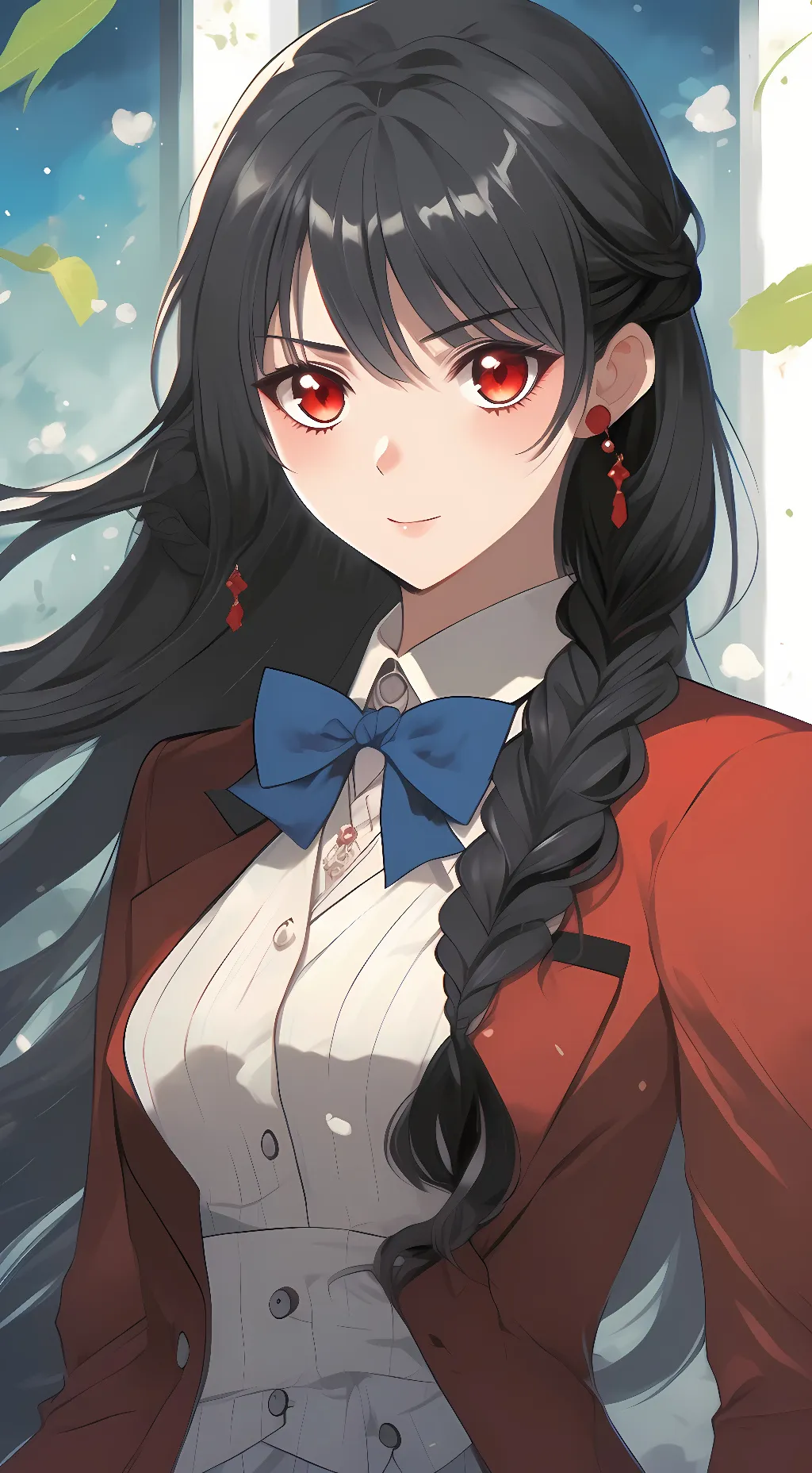 ai character: Suzune Horikita background