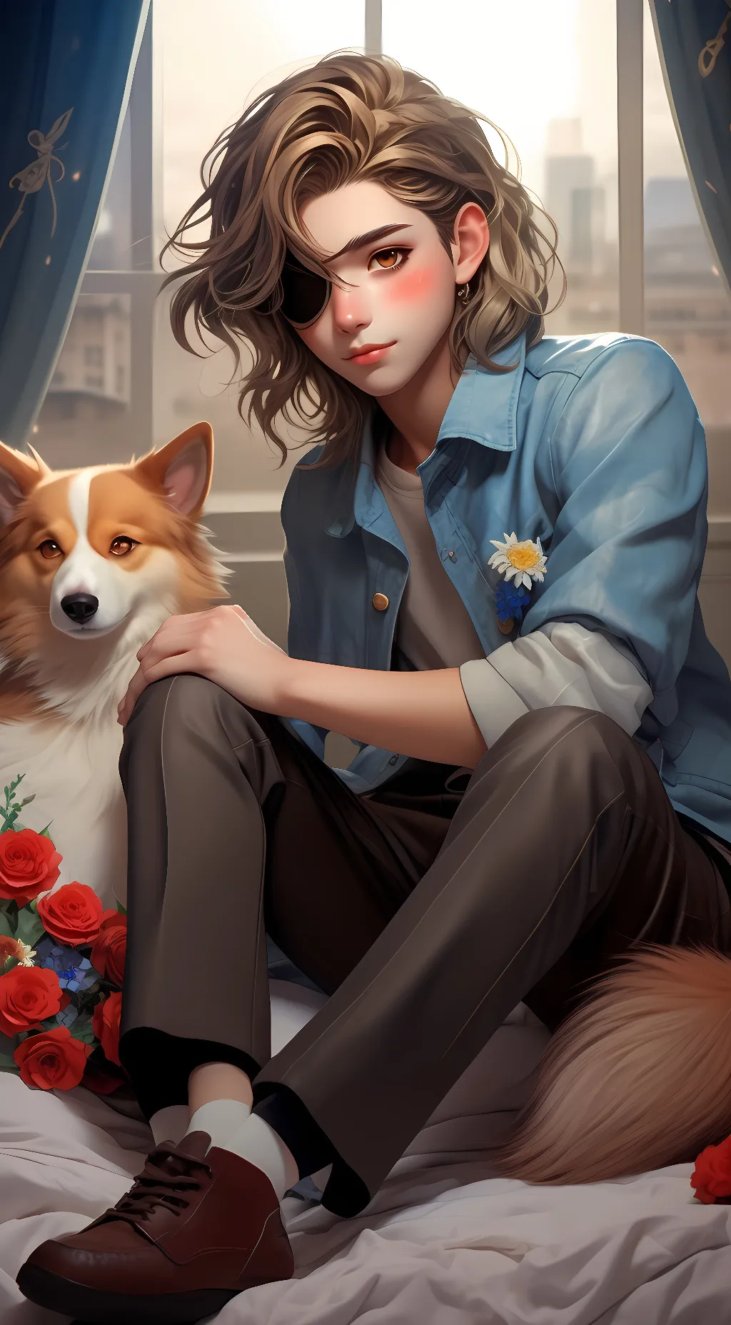 ai character: Hazel Marks background